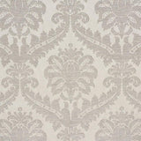 Schumacher Crawford Damask Platinum Fabric