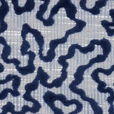 Schumacher Janis Velvet Blue Fabric
