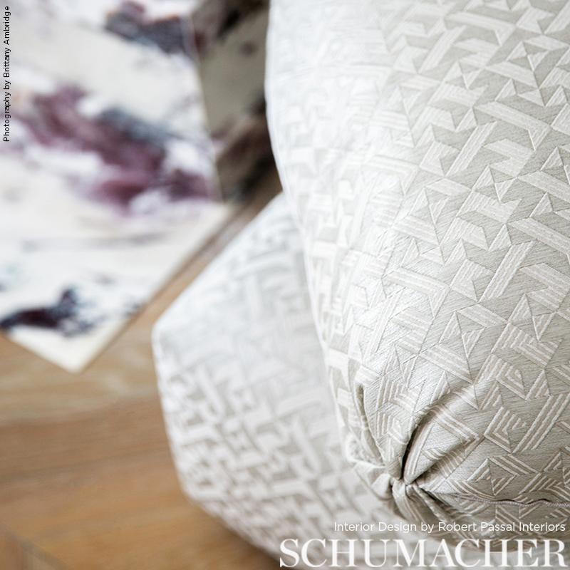 Schumacher Eberly Platinum Fabric