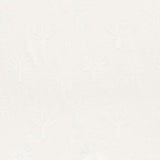 Schumacher Palmetto Beach Embroidery Ivory Fabric