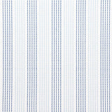 Schumacher Running Stitch Blues Fabric