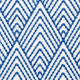 Schumacher Avila Embroidery Navy Fabric