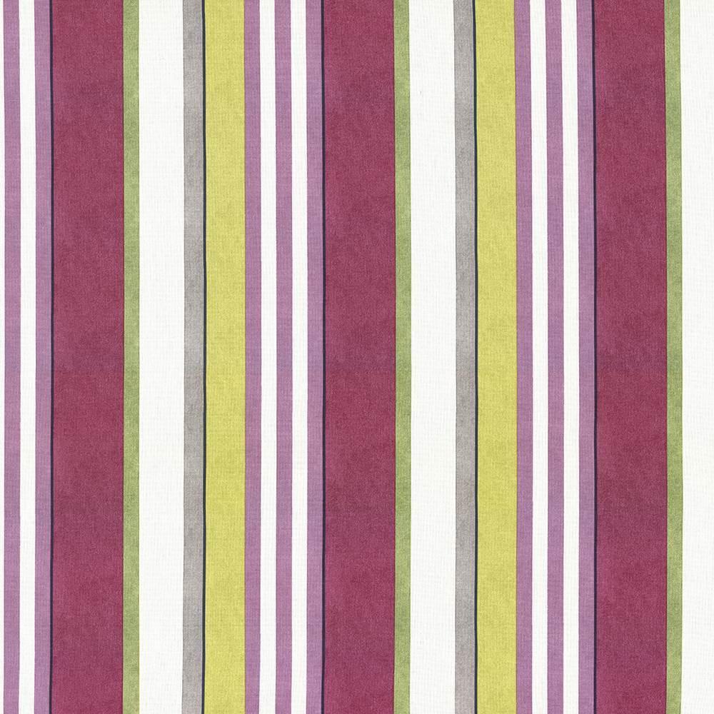 Kasmir Edgemere Stripe Damson Fabric