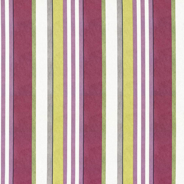 Kasmir Edgemere Stripe Damson Fabric