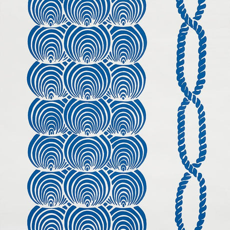 Schumacher Coralline Blue Wallpaper