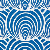 Schumacher Coralline Blue Wallpaper