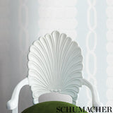 Schumacher Coralline Blue Wallpaper