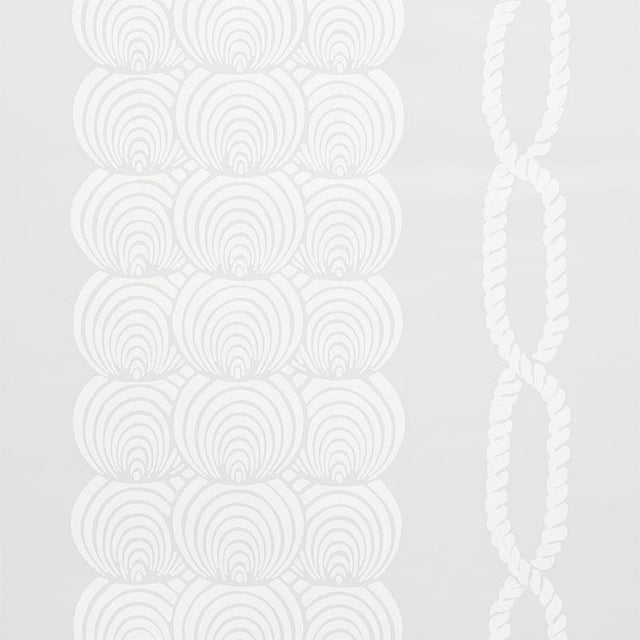 Schumacher Coralline Grey Wallpaper