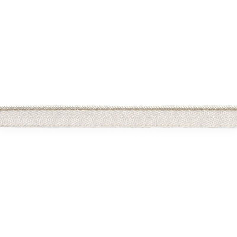 Schumacher Ivory Gustave Silk Lip Cord Narrow