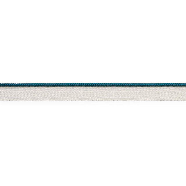 Schumacher Peacock Gustave Silk Lip Cord Narrow