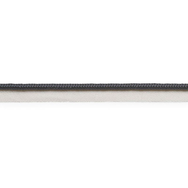 Schumacher Black Gustave Silk Lip Cord Medium