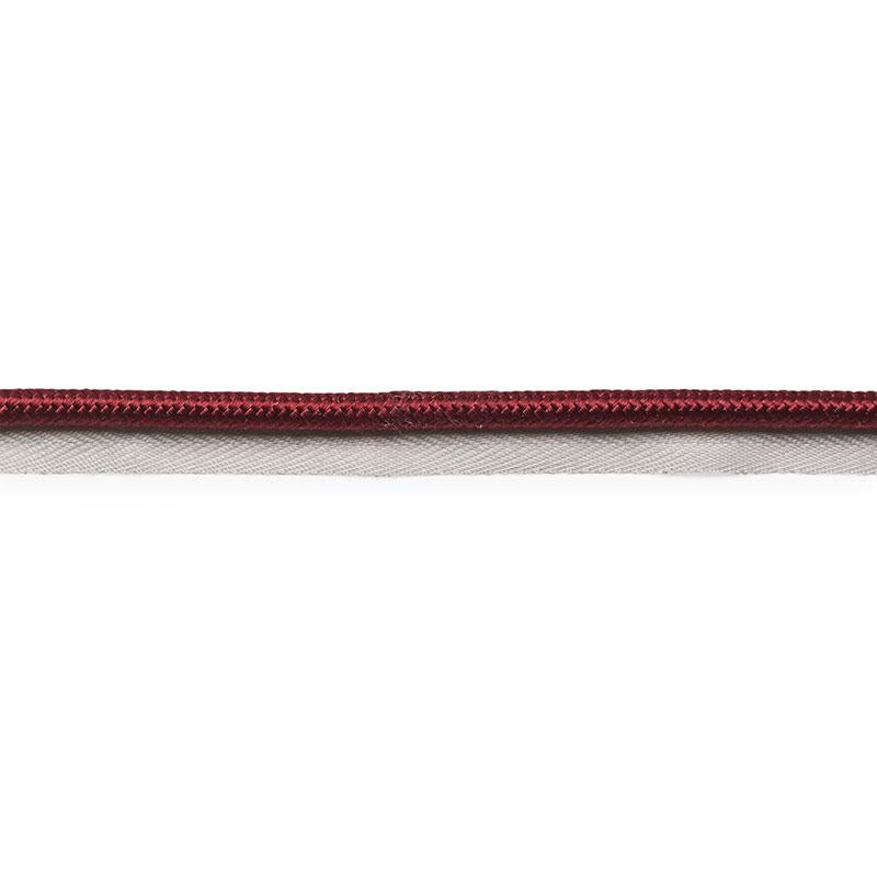 Schumacher Burgundy Gustave Silk Lip Cord Wide