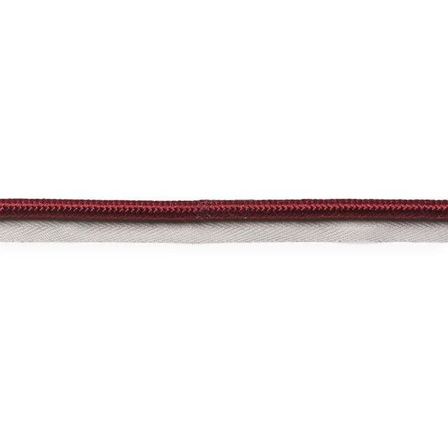 Schumacher Burgundy Gustave Silk Lip Cord Wide