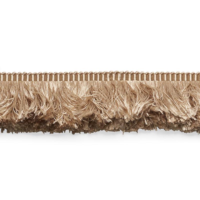 Schumacher Francois Silk Brush Fringe Sand Trim