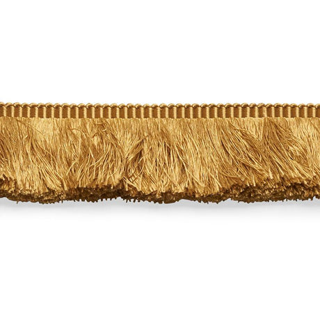 Schumacher Francois Silk Brush Fringe Gold Trim