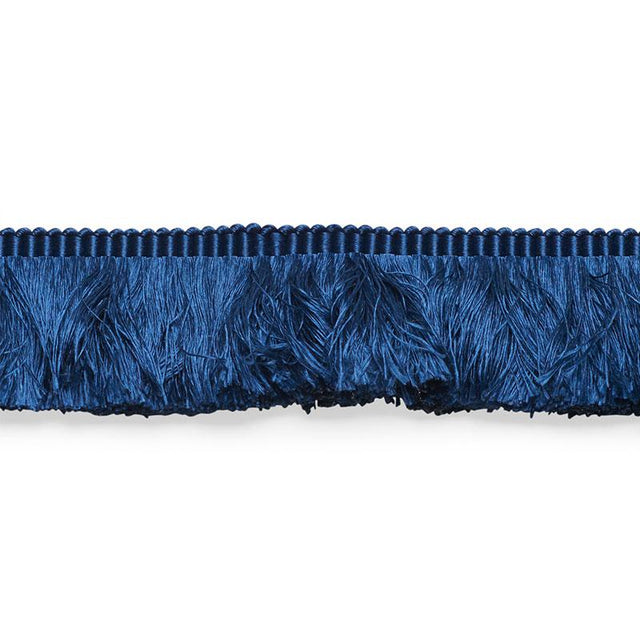 Schumacher Navy Francois Silk Brush Fringe