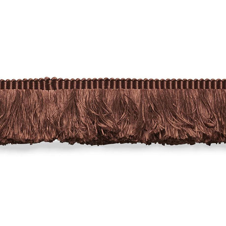 Schumacher Brown Francois Silk Brush Fringe