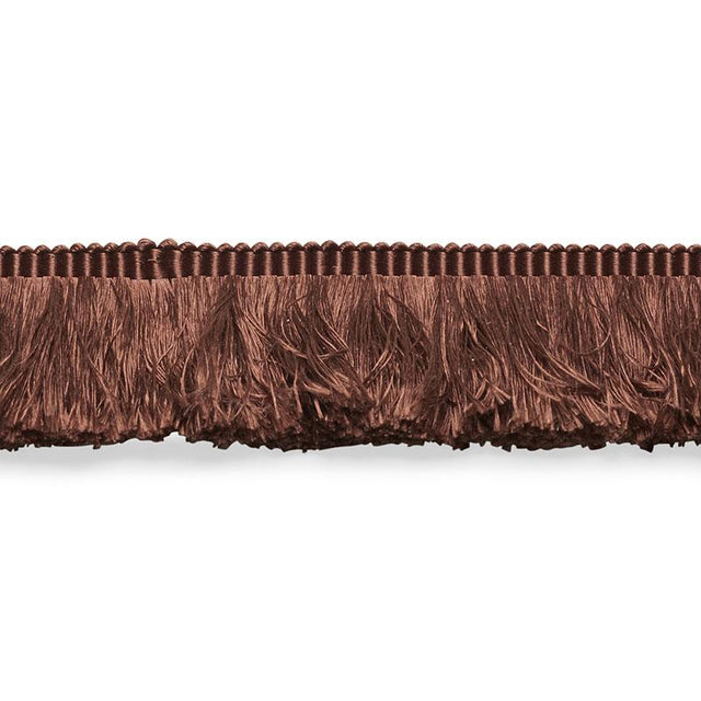 Schumacher Brown Francois Silk Brush Fringe