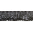 Schumacher Black Francois Silk Brush Fringe