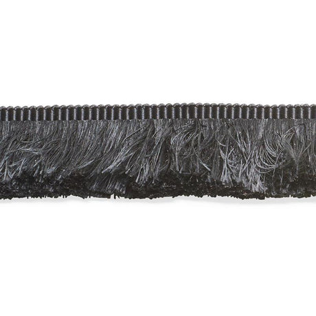 Schumacher Francois Silk Brush Fringe Black Trim