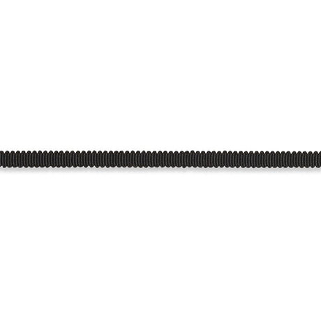 Schumacher Pierre Silk Gimp Extra Narrow Black Trim