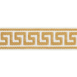 Schumacher Gold Etienne Silk Greek Key Narrow