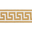 Schumacher Gold Etienne Silk Greek Key Wide