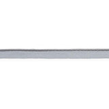 Schumacher Cedric Cotton Lip Cord Narrow Grey Trim
