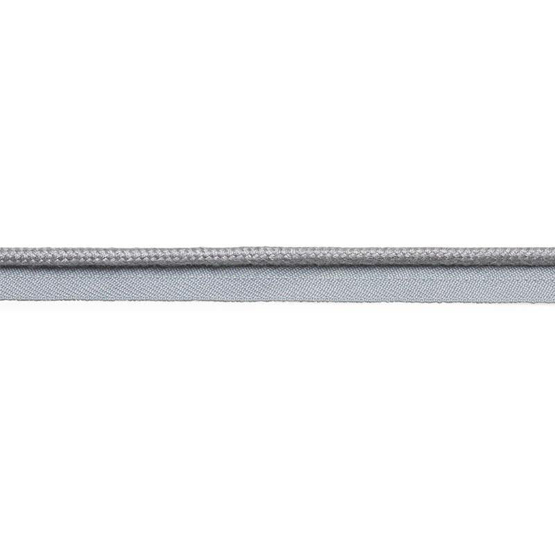 Schumacher Cedric Cotton Lip Cord Medium Grey Trim