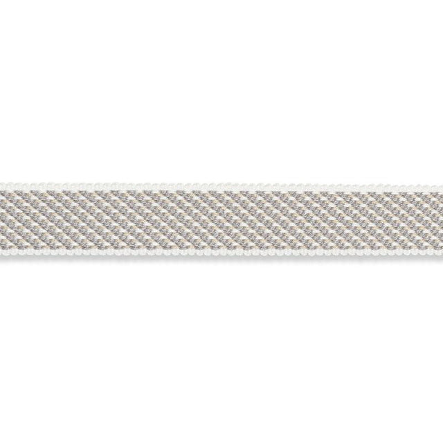 Schumacher Charcoal Winston Cotton Braid Narrow