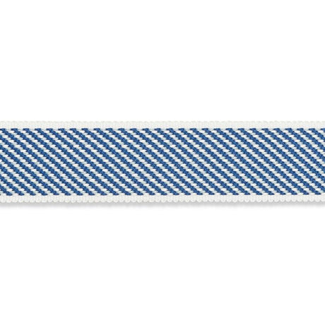 Schumacher Winston Cotton Braid Medium Navy Trim