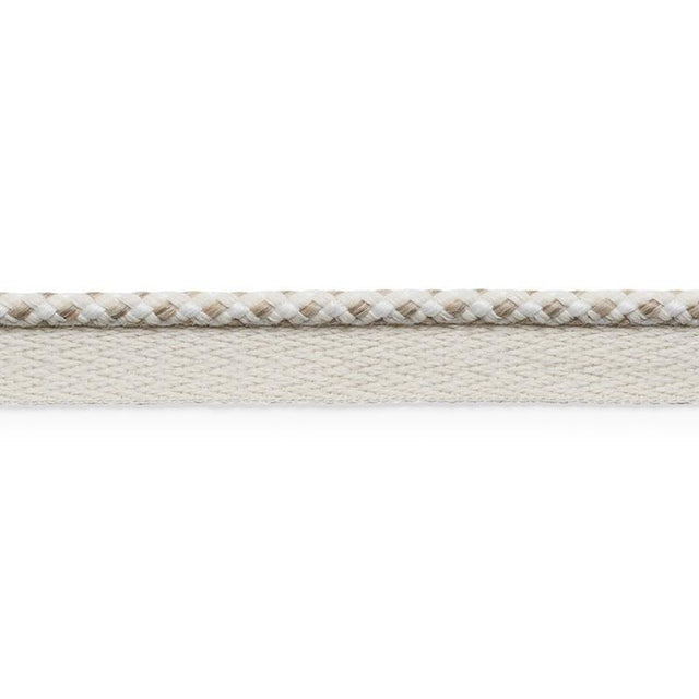 Schumacher Ivory Keaton Lip Cord Indoor/Outdoor
