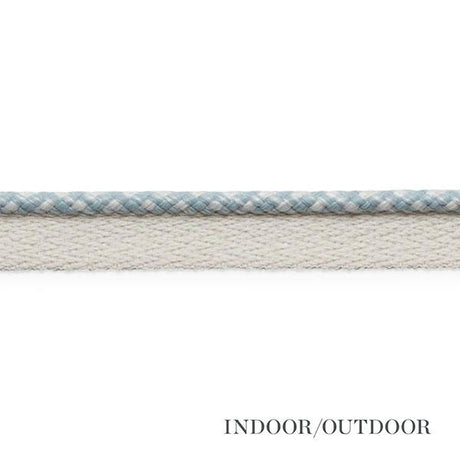 Schumacher Keaton Lip Cord Indoor/Outdoor Cloud Trim