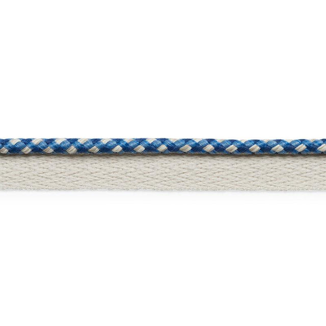 Schumacher Navy Keaton Lip Cord Indoor/Outdoor