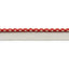 Schumacher Red Keaton Lip Cord Indoor/Outdoor