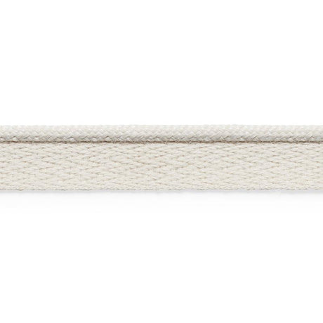 Schumacher Coleman Lip Cord Ivory Trim