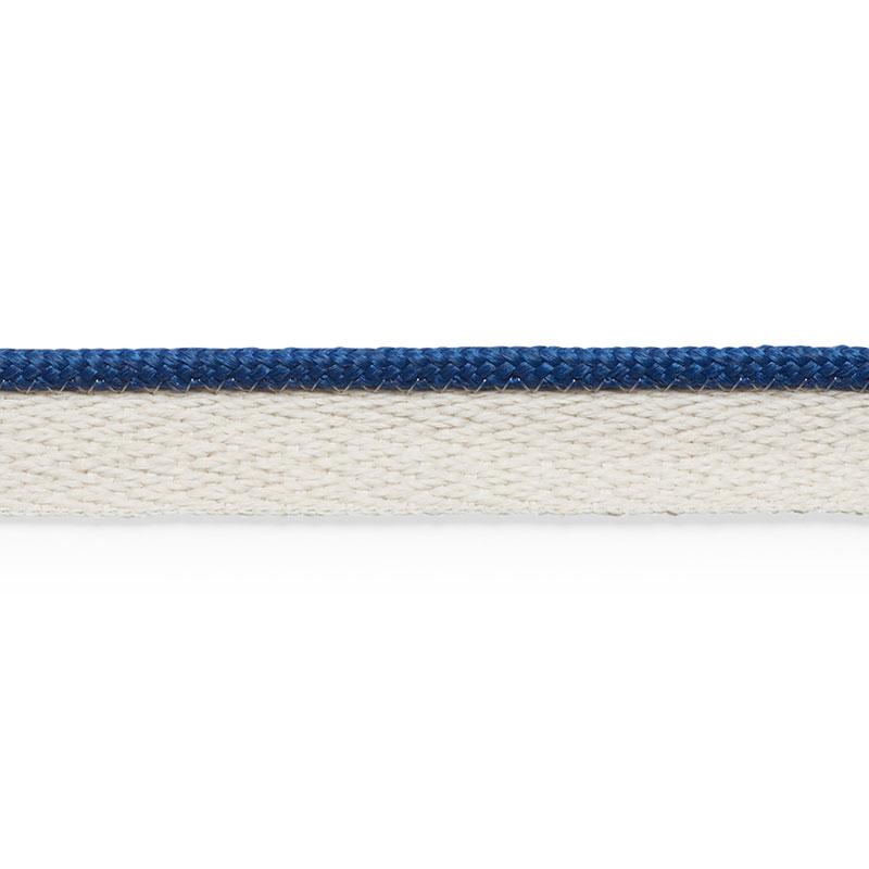 Schumacher Coleman Lip Cord Navy Trim