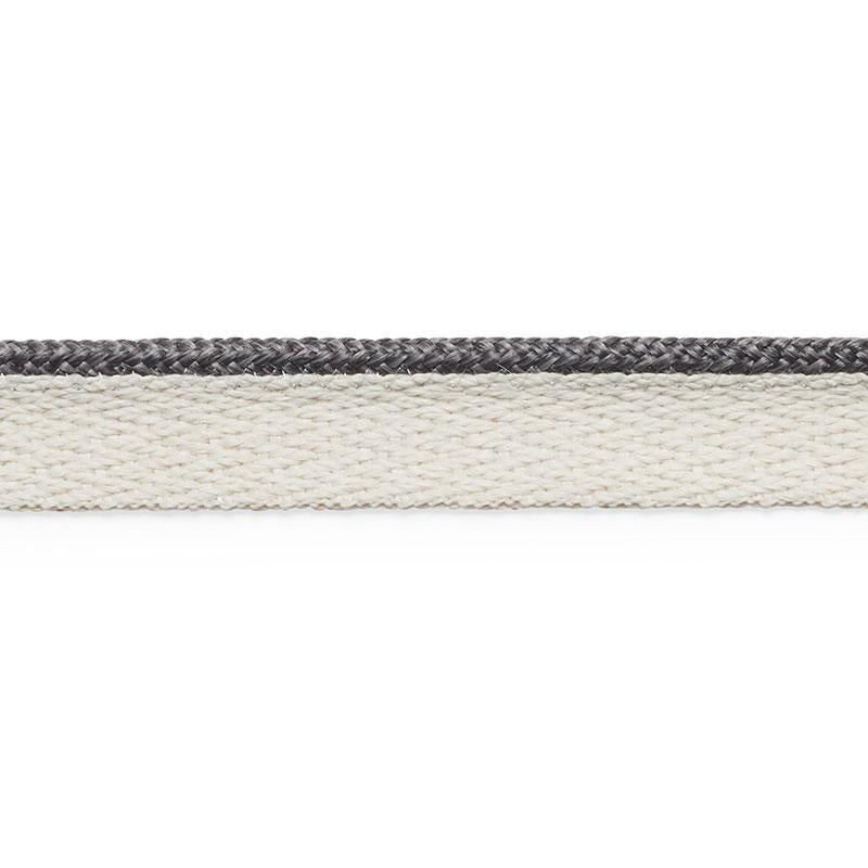 Schumacher Charcoal Coleman Lip Cord