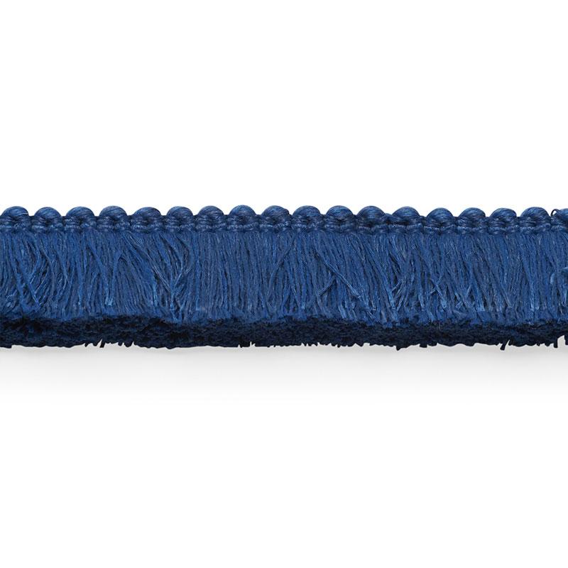 Schumacher Meyer Brush Fringe Navy Trim