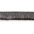 Schumacher Charcoal Meyer Brush Fringe