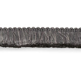Schumacher Charcoal Meyer Brush Fringe