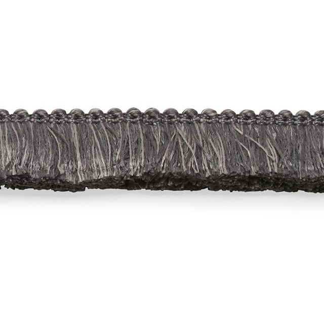 Schumacher Charcoal Meyer Brush Fringe