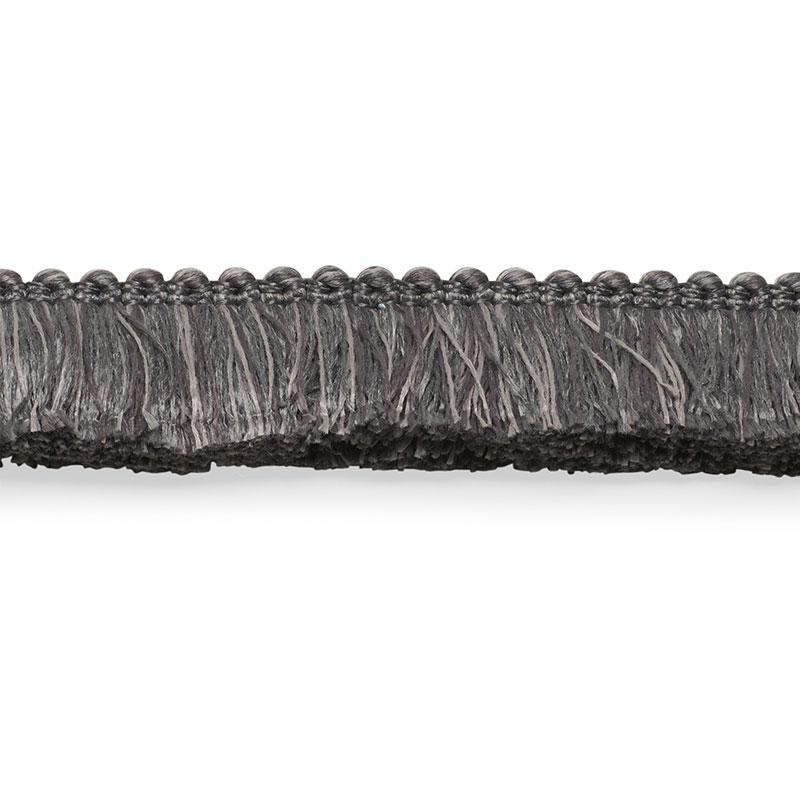 Schumacher Meyer Brush Fringe Charcoal Trim