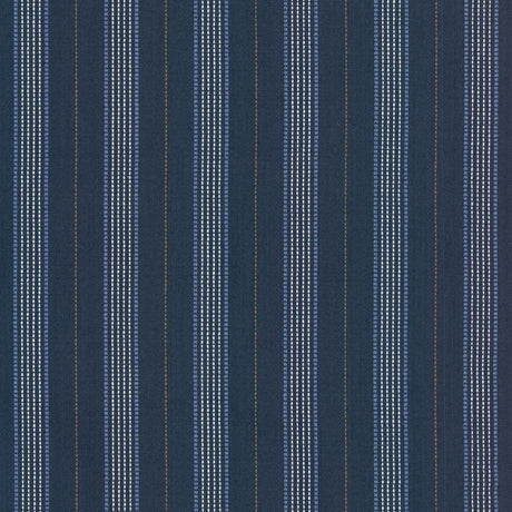 Kasmir Endless Ribbon Cobalt Fabric