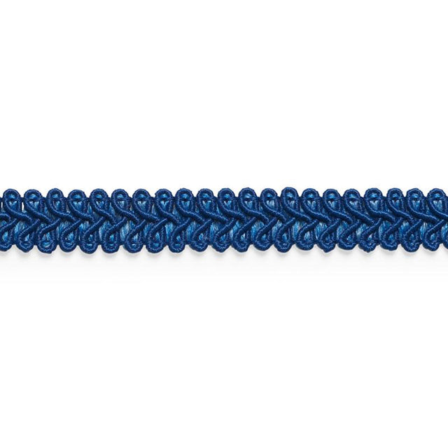 Schumacher Navy Astor Braid Indoor/Outdoor