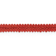 Schumacher Red Astor Braid Indoor/Outdoor