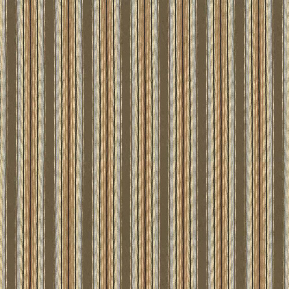 Kasmir Englewood Stripe Brownstone Fabric