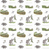 Kasmir Enormous Crocodi Croc Green Fabric