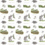 Kasmir Enormous Crocodi Croc Green Fabric