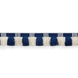 Schumacher Cobalt & Ivory Juno Fringe
